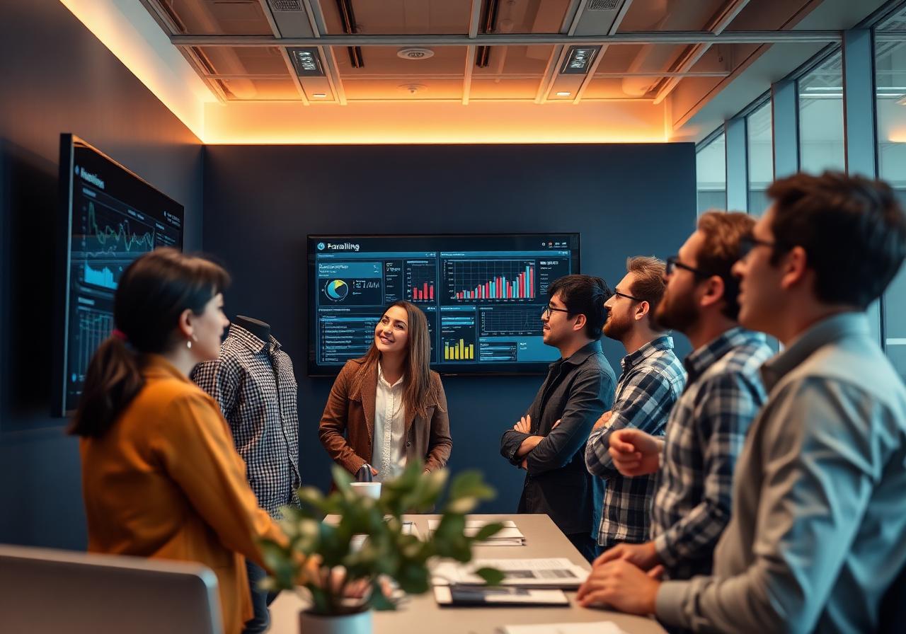 Vyuha leadership reviewing customer analytics